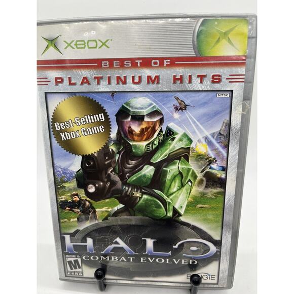 Halo: Combat Evolved (Microsoft Xbox, 2001) Complete w/ Manual CIB Tested - Picture 2 of 10